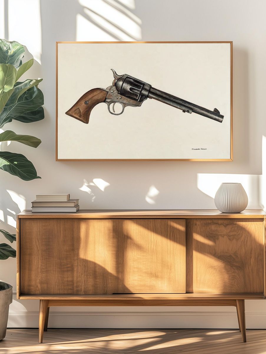 Revolver (ca.1942) Elizabeth Johnson. Original. — room view 3