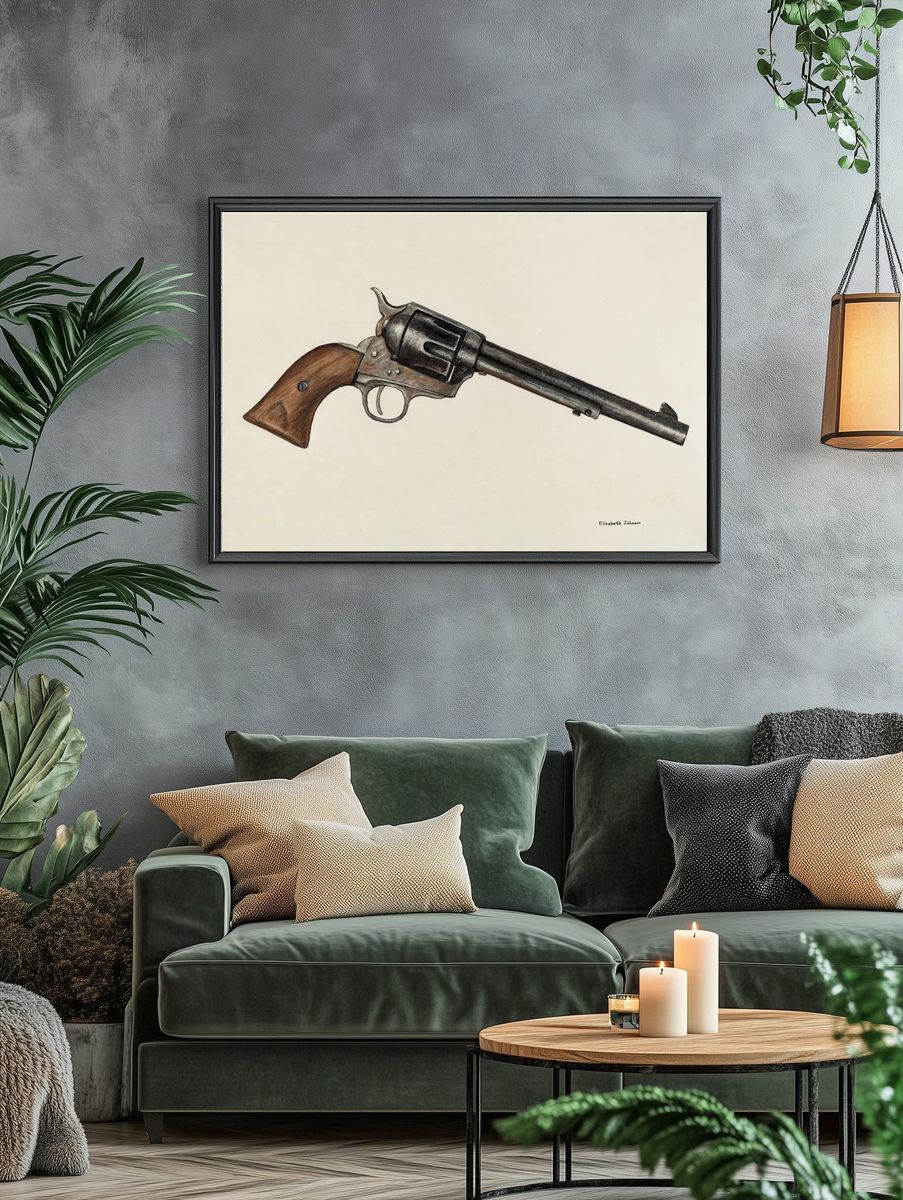 Revolver (ca.1942) Elizabeth Johnson. Original. — room view 4