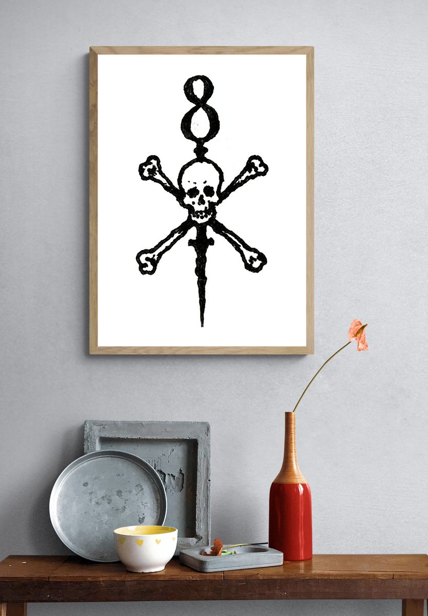 Mystic Treasure Chest Fantasy Print. — room view 3