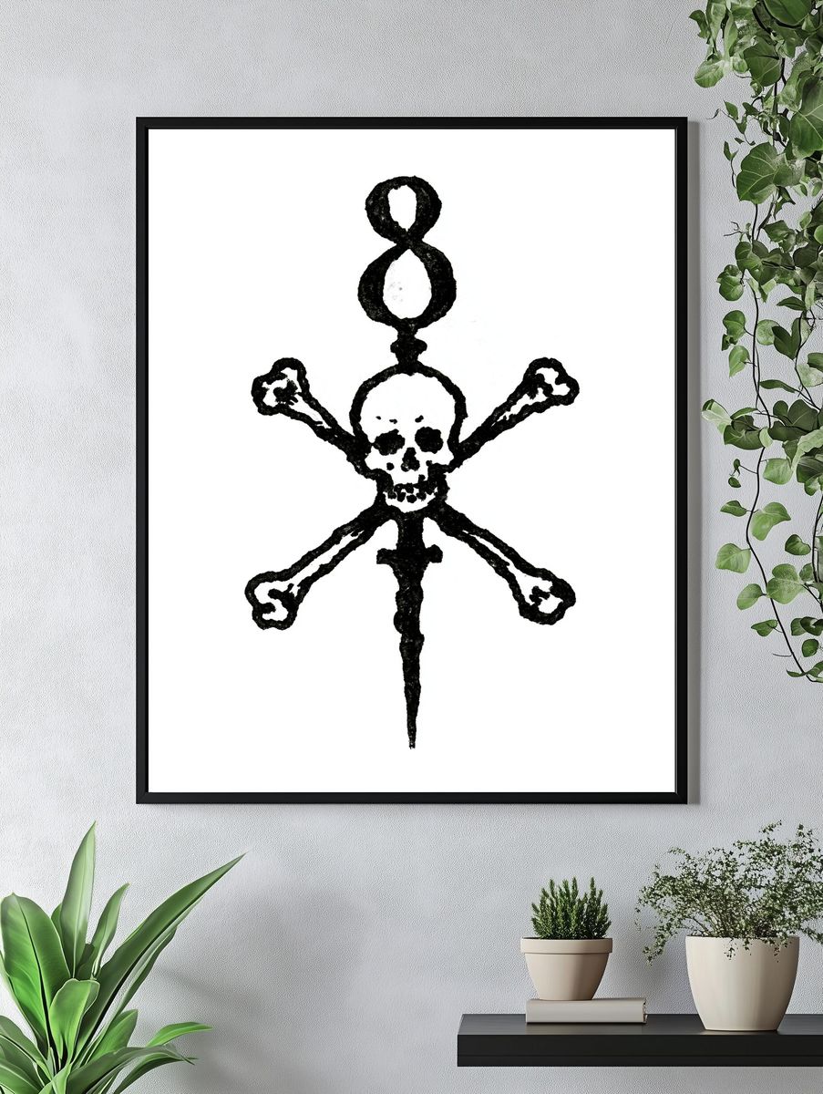 Mystic Treasure Chest Fantasy Print. — room view 4