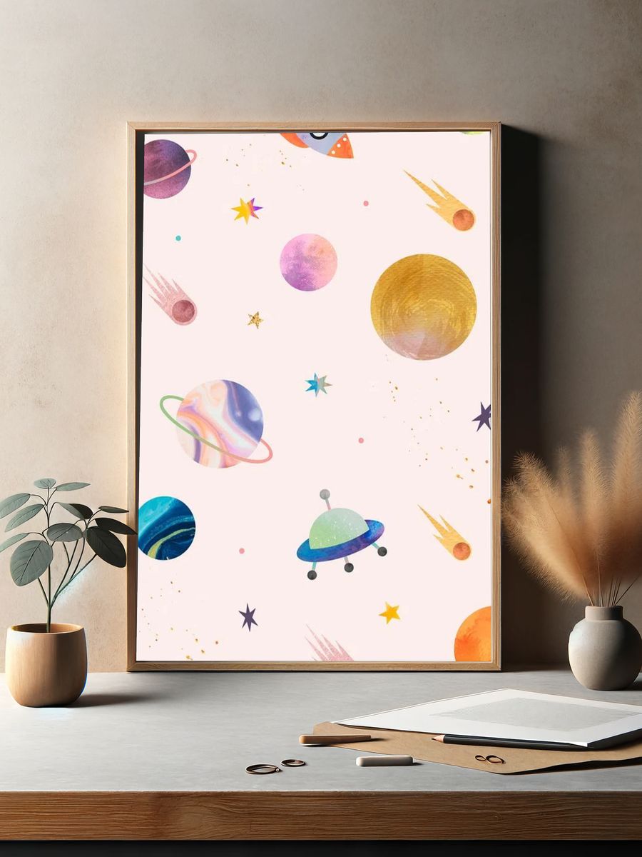 Cute galaxy phone wallpaper, background. — room view 2