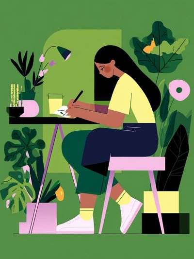 Creative Workspace — Illustration Print