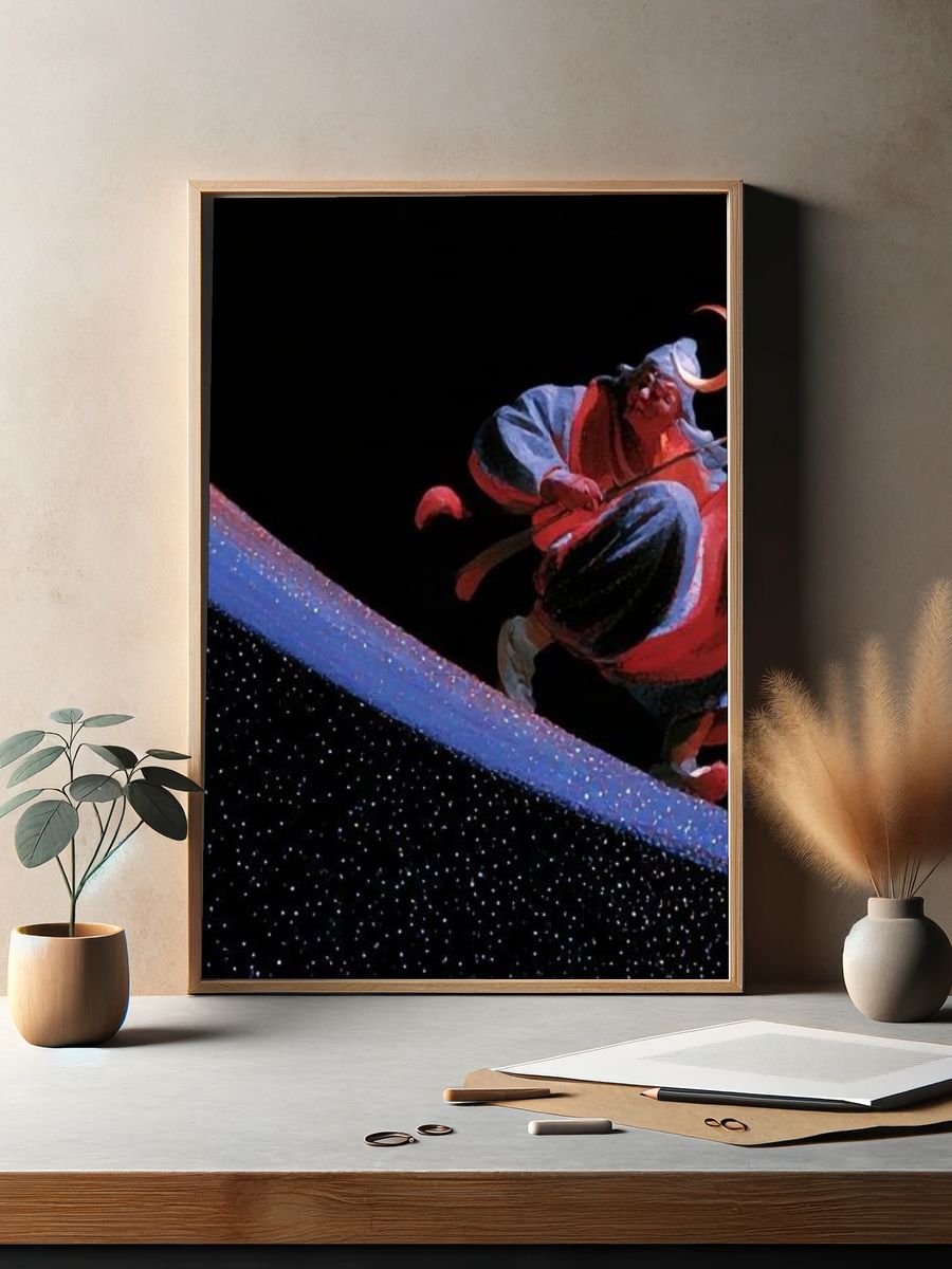 Celestial Rider Illustration Poster. — room view 2