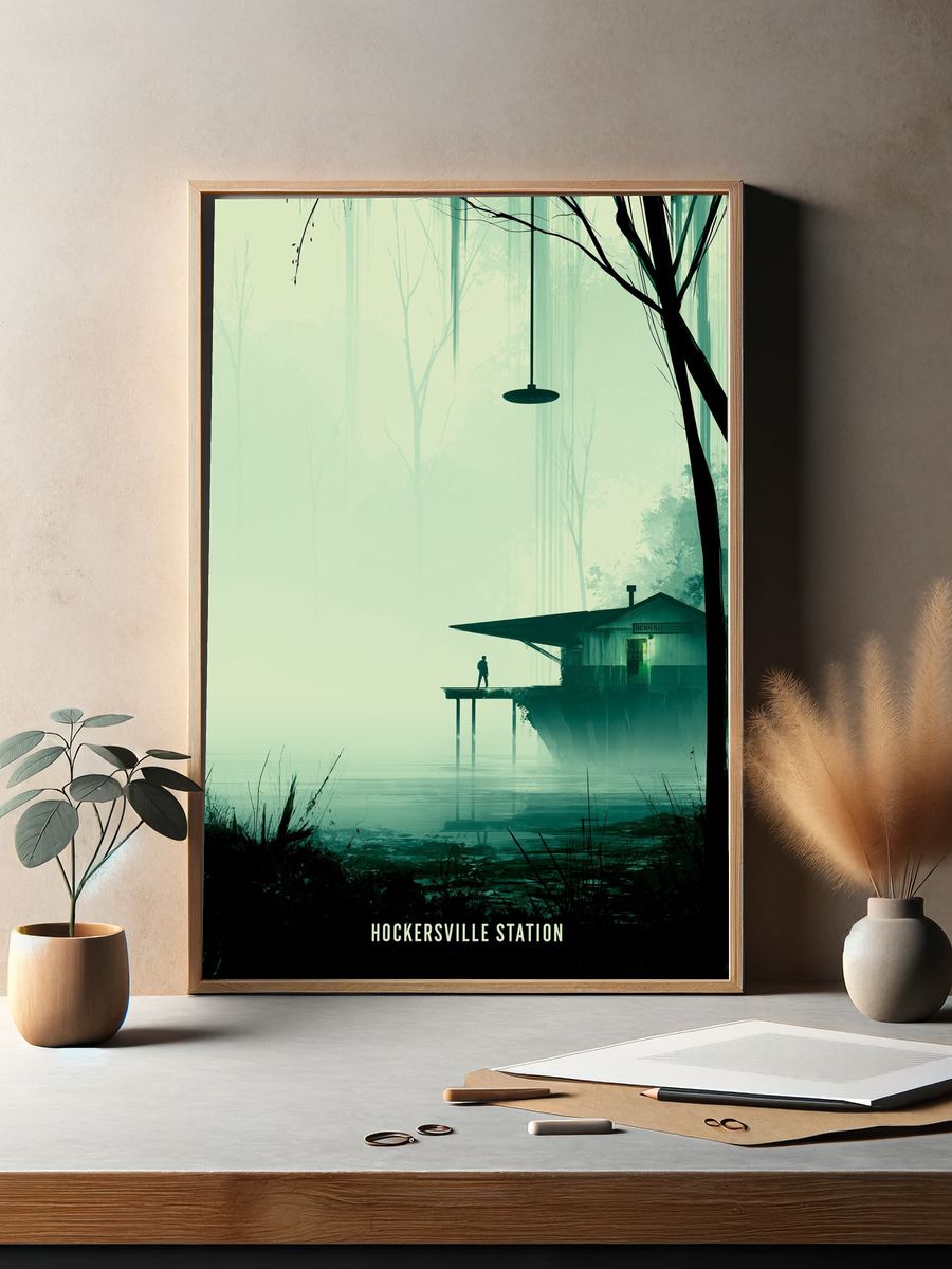 Hockersville Station Sci-Fi Print. — room view 2