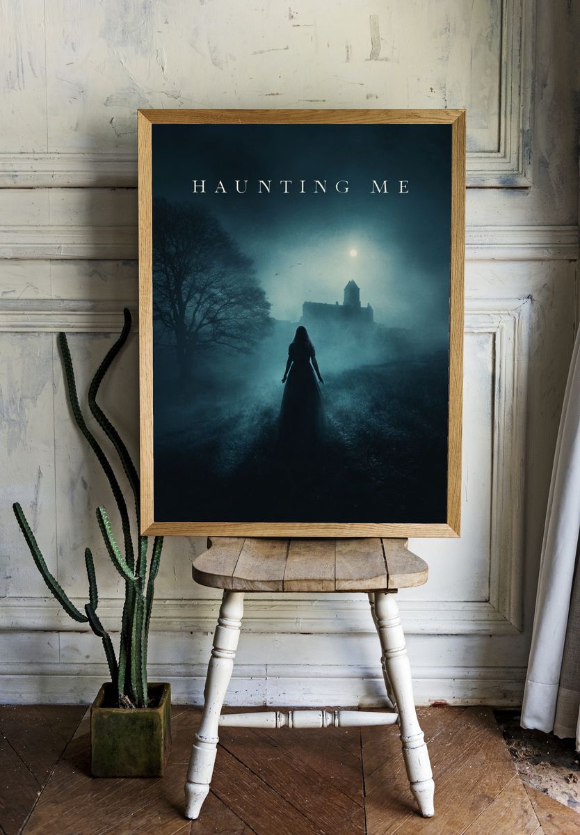 Haunting Me Gothic Horror Poster. — room view 1