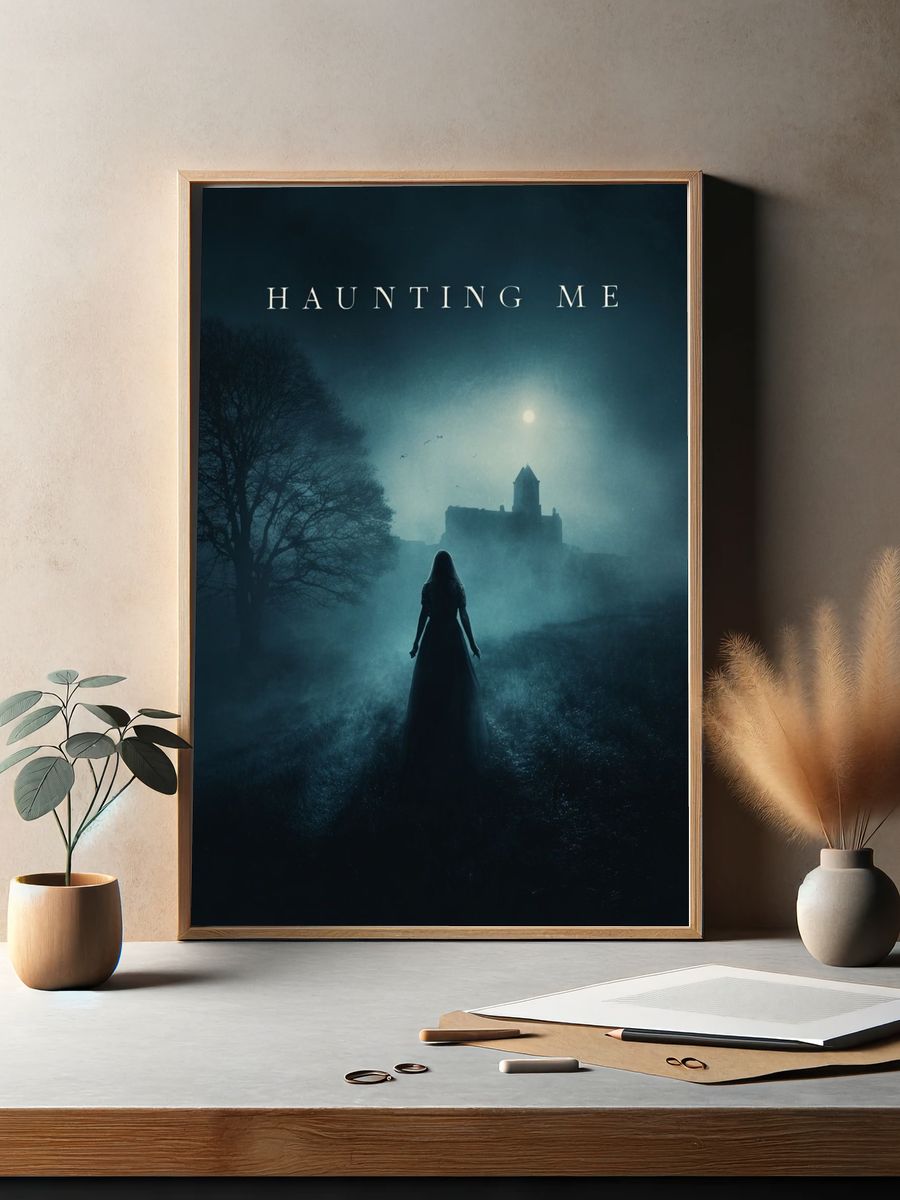 Haunting Me Gothic Horror Poster. — room view 2