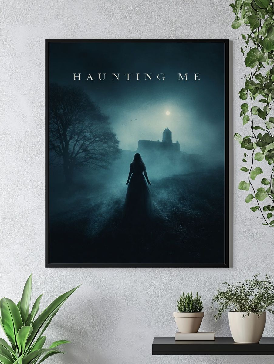 Haunting Me Gothic Horror Poster. — room view 4