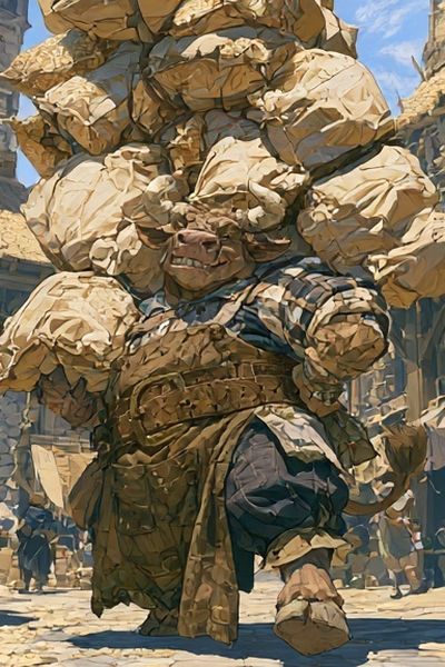 Fantasy Ogre — Illustration Poster. poster print
