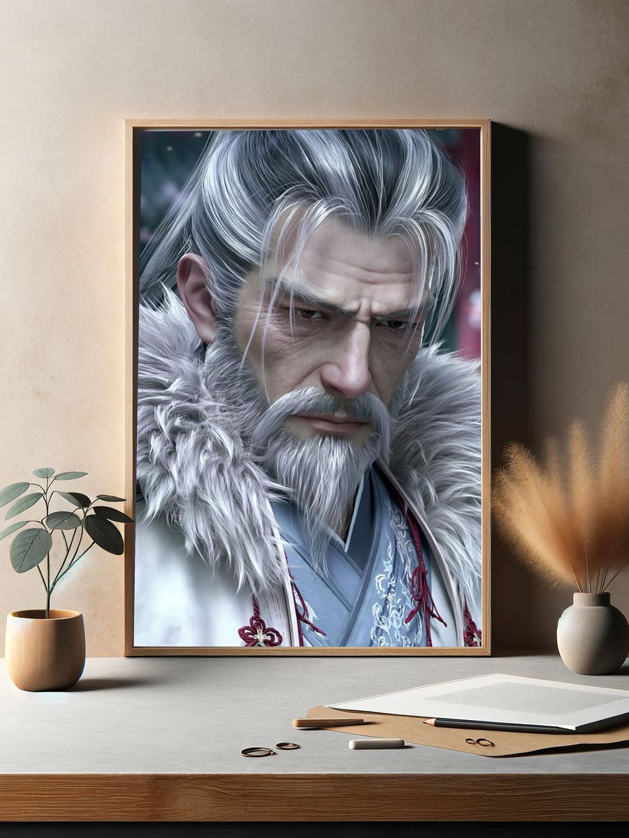 Leviathan Underwater Fantasy Print. — room view 2
