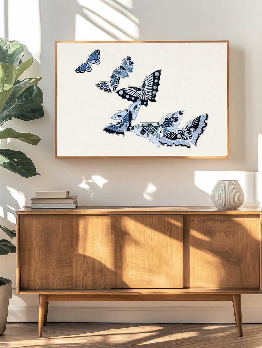 Jungle Archway Collage Print. — room view 3