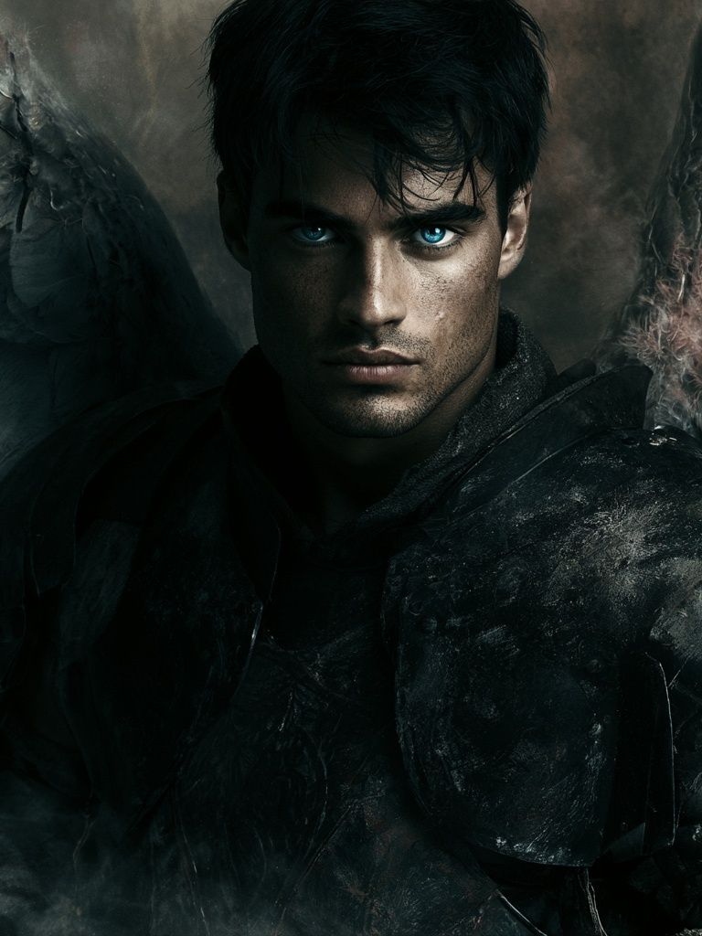 Dark Angel Warrior — Fantasy Print. poster detail
