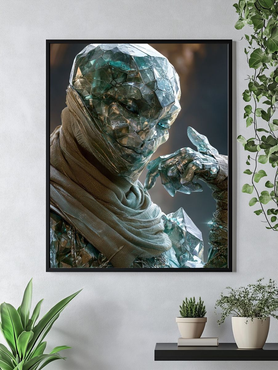 Surreal Giant Fly Illustration Poster. — room view 4