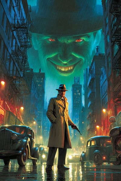 Noir City Nightmare Poster. poster print