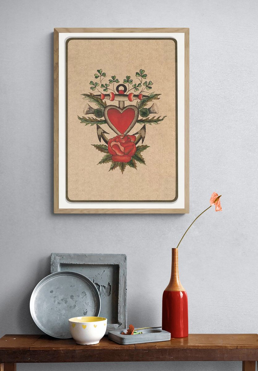 Tattoo Design Anchor Drawings Ephemera. — room view 3