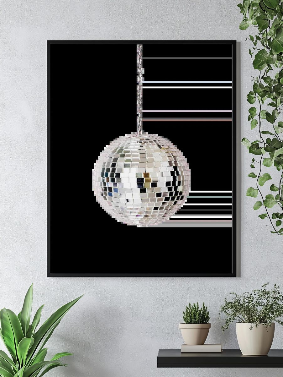 Emotional Embrace — Illustration Print. — room view 4