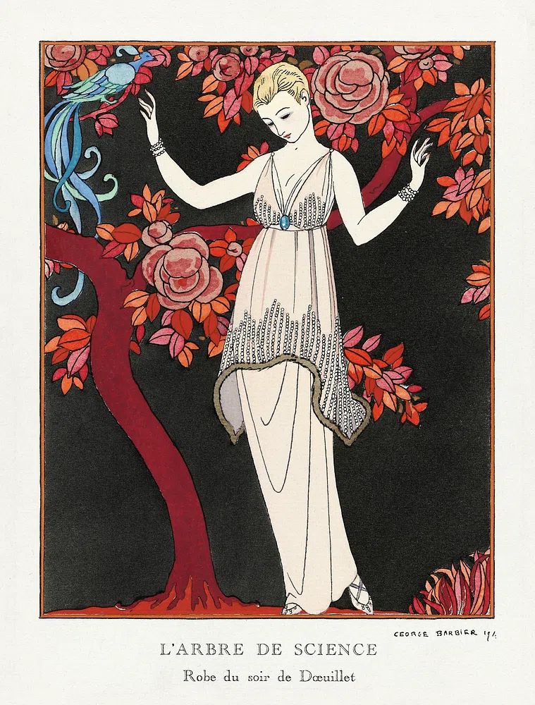 L'Arbre de science: Robe du. poster — illustration art