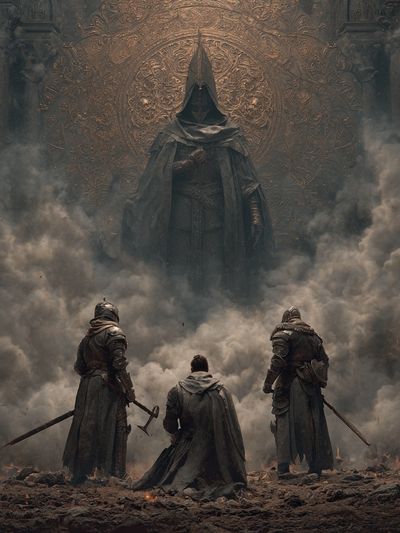 Dark Fantasy Ritual Poster. poster