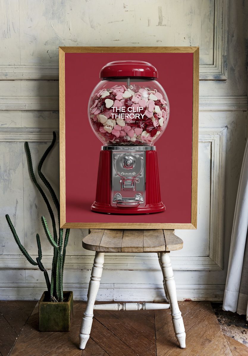 Clip Theory Gumball Machine Poster. — room view 1