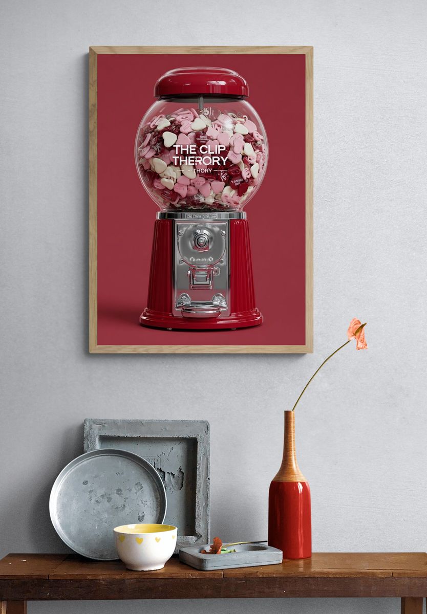 Clip Theory Gumball Machine Poster. — room view 3