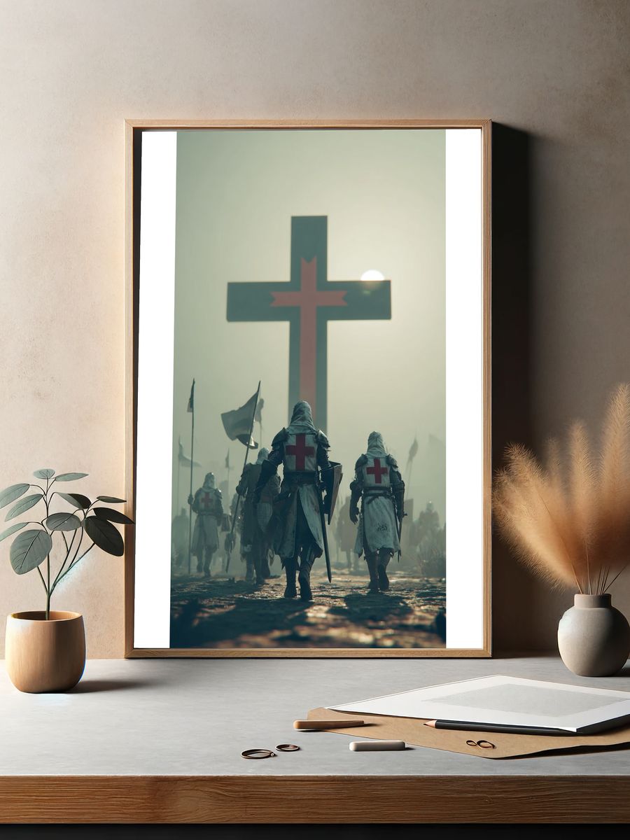 Crusaders in the Mist Poster. — room view 2
