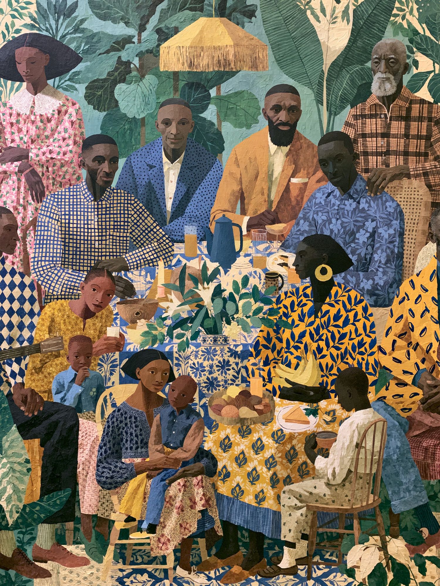 Family Gathering Botanical Illustration Poster. poster — illustration art