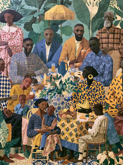 Family Gathering Botanical Illustration Poster. poster print