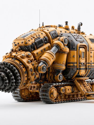 Steampunk Industrial Machine Poster. poster