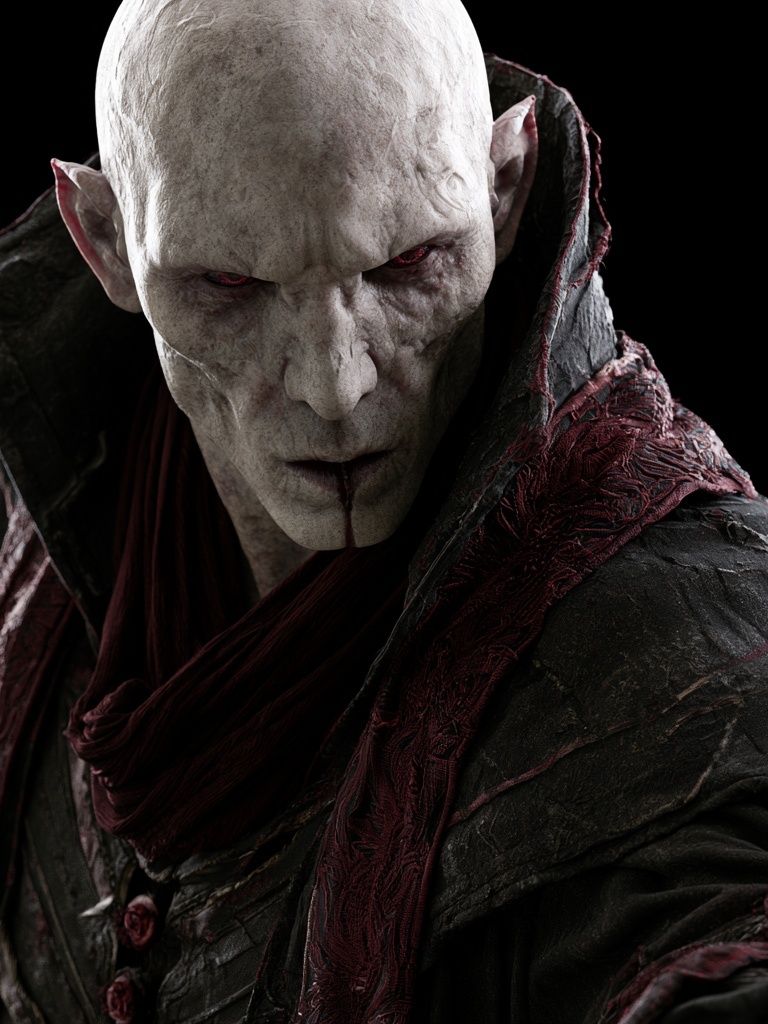 Vampire Portrait Horror Print. poster detail