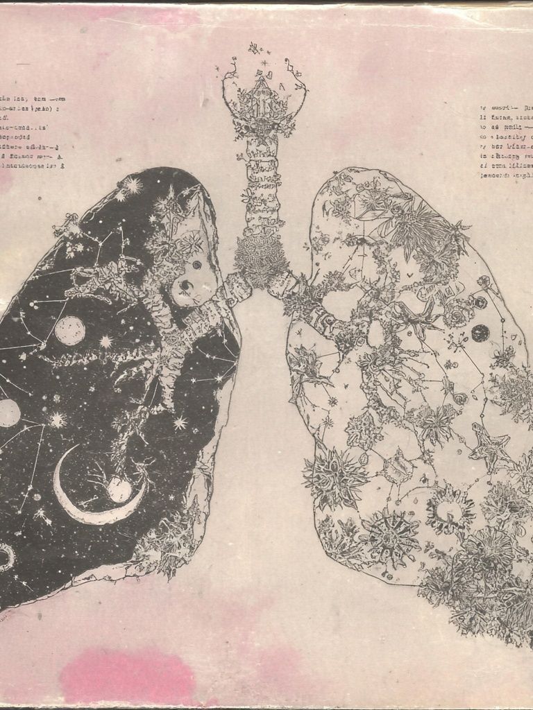 Celestial Lungs Illustration Poster. poster detail