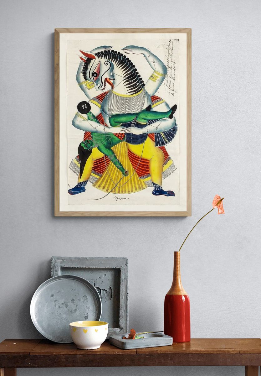 avatar Narasimha (1870), vintage Hindu. — room view 3