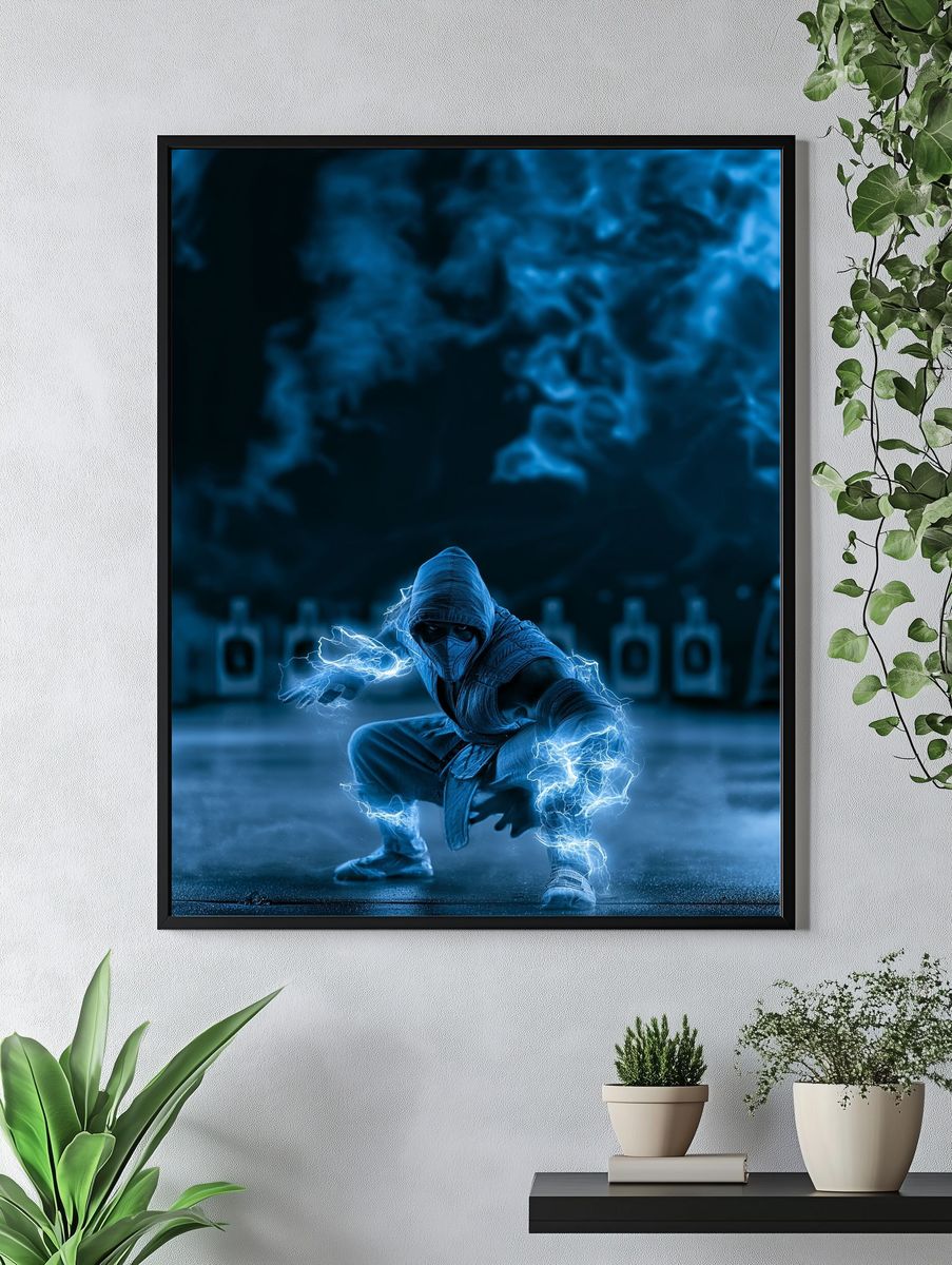 Electric Ninja Warrior Poster. — room view 4