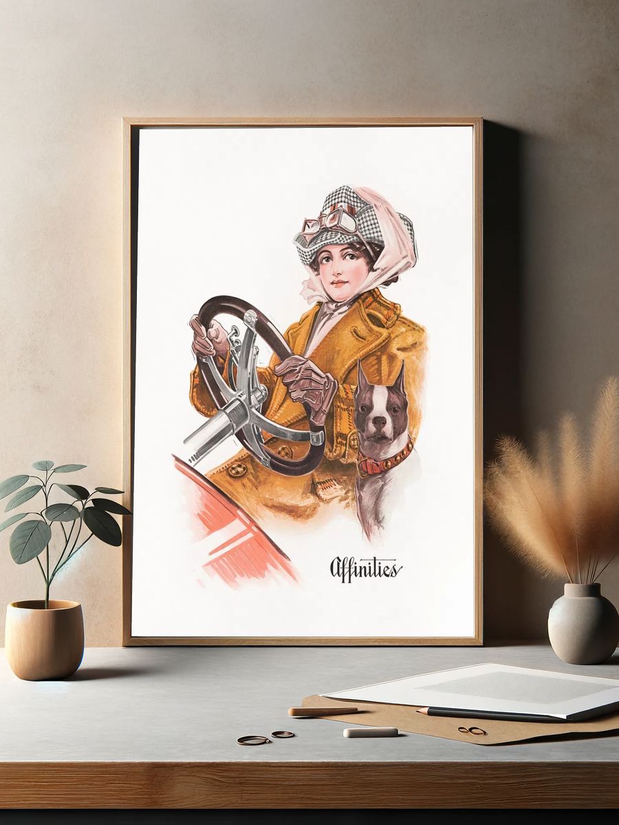 Affinities Fashion Illustration Poster. — room view 2
