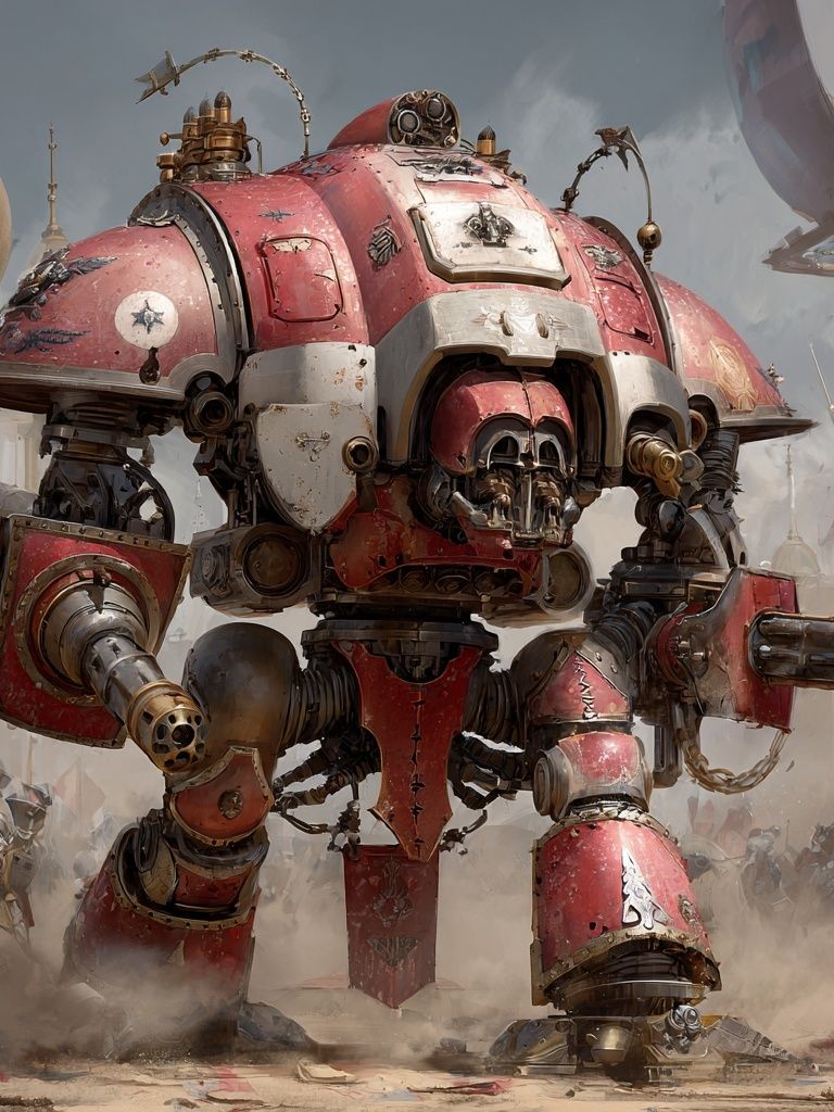 Ar d War Mech Sci-Fi Poster. poster detail