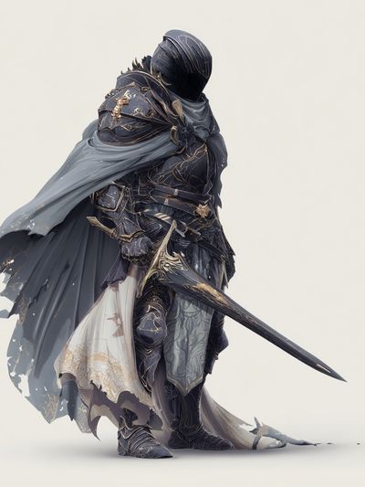 Armored Knight Fantasy Print. poster print