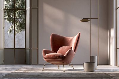 Modern Lounge Chair Interior Print. poster print