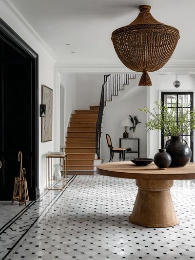 Elegant Entryway Interior Photography Poster. poster print