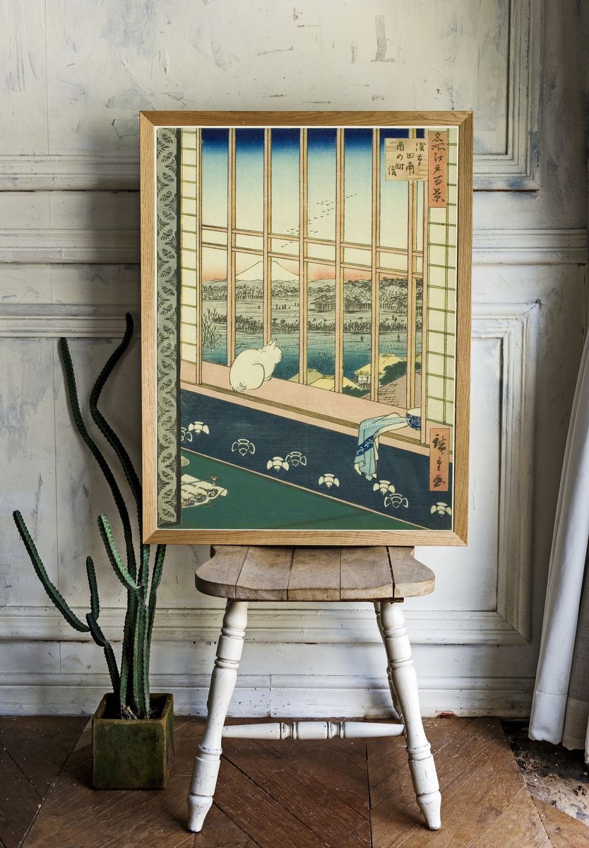 Asakusa Rice Fields by Utagawa Hiroshige — Art Print. — room view 1