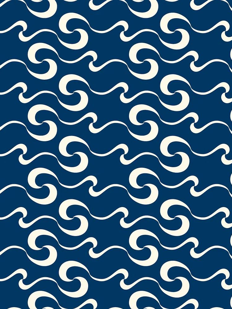 Abstract fluid pattern background, seamless sea wave — Art Print. poster detail