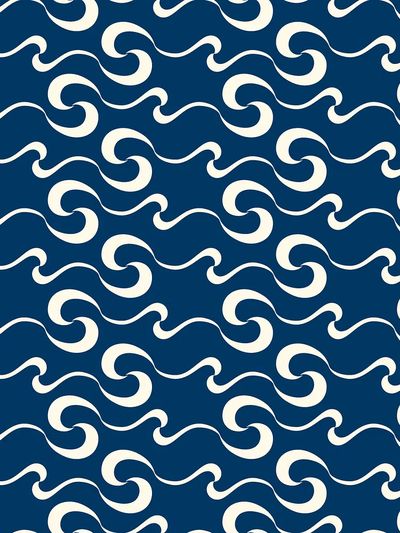 Abstract fluid pattern background, seamless sea wave — Art Print. poster print