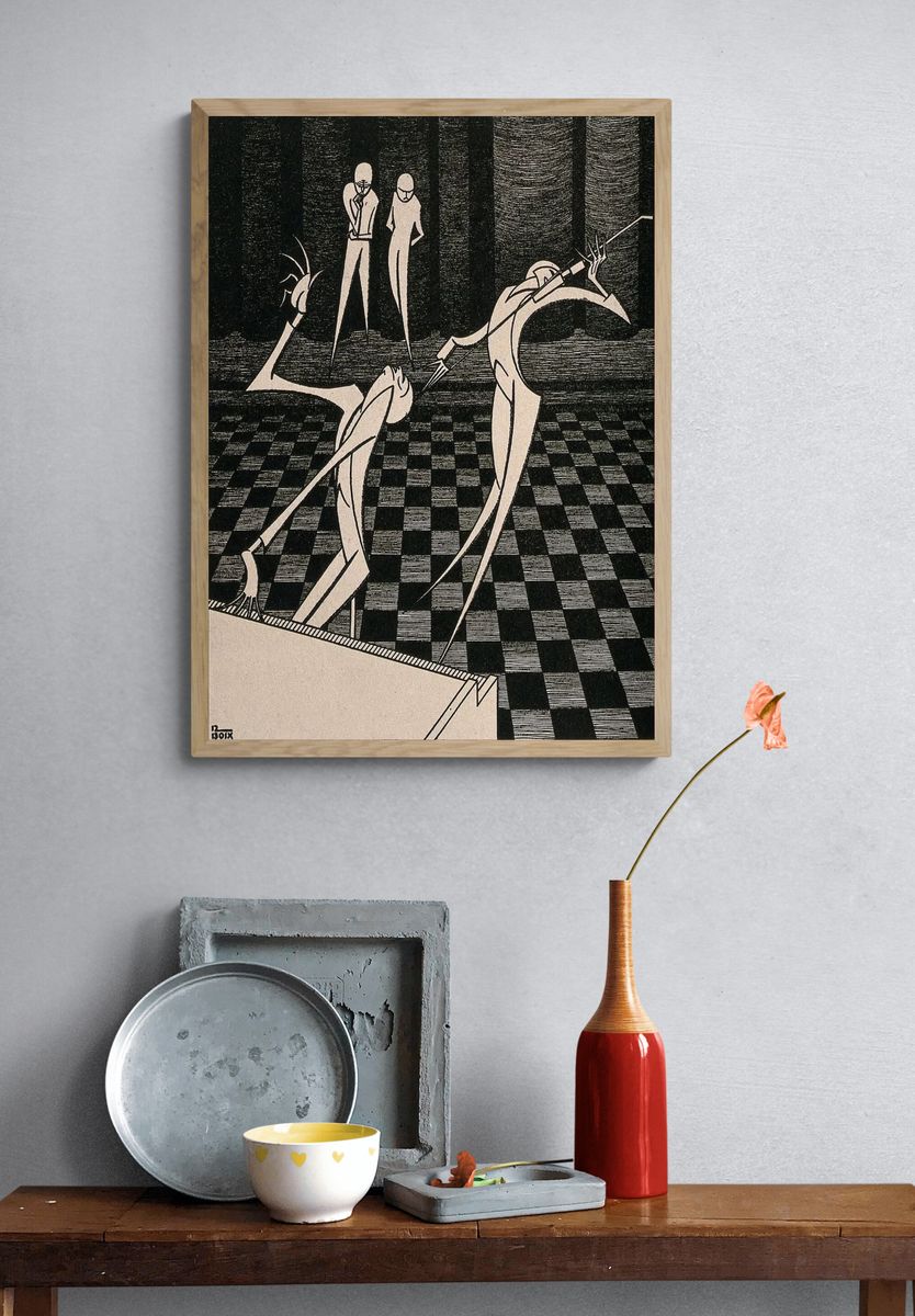 Abstract Jazz Performance Poster. — room view 3