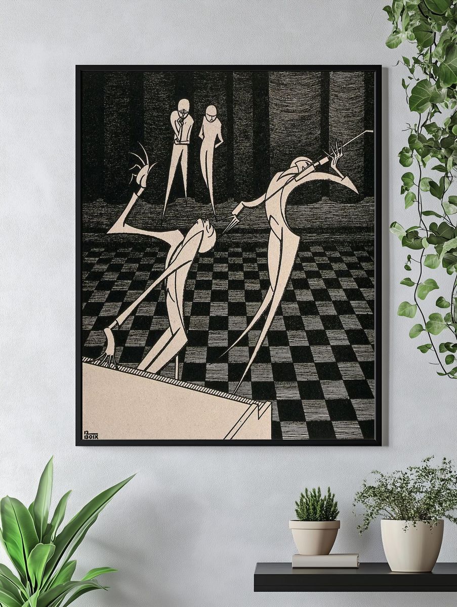 Abstract Jazz Performance Poster. — room view 4