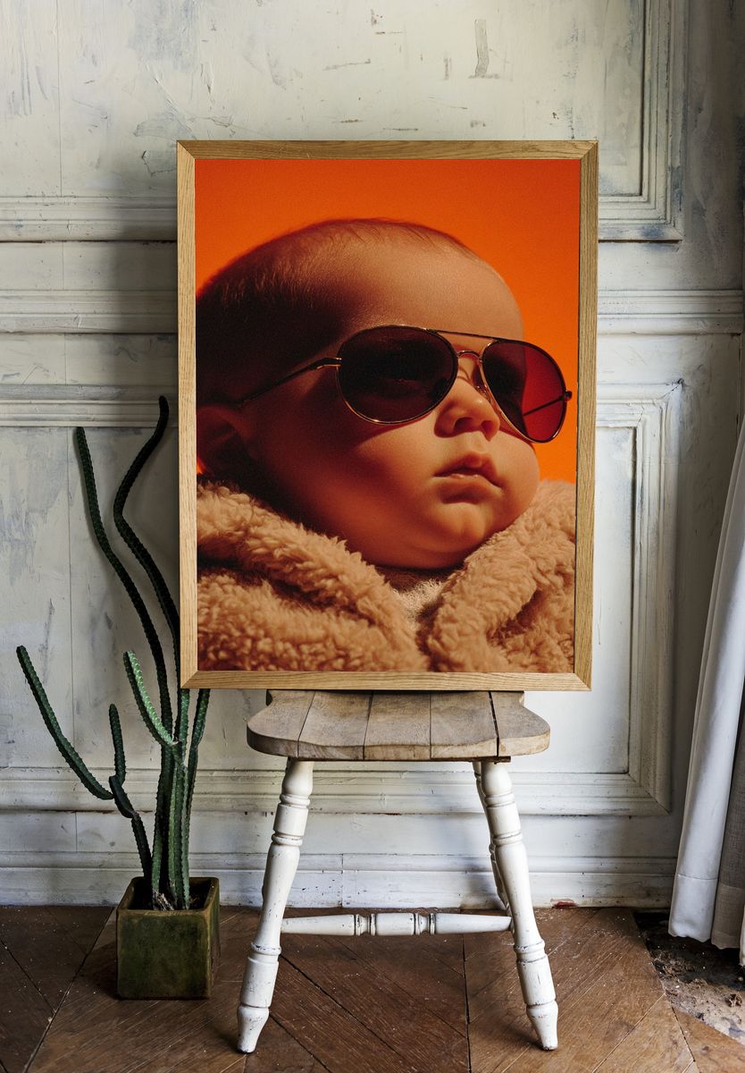 Cool Baby in Sunglasses — Photography Print room preview