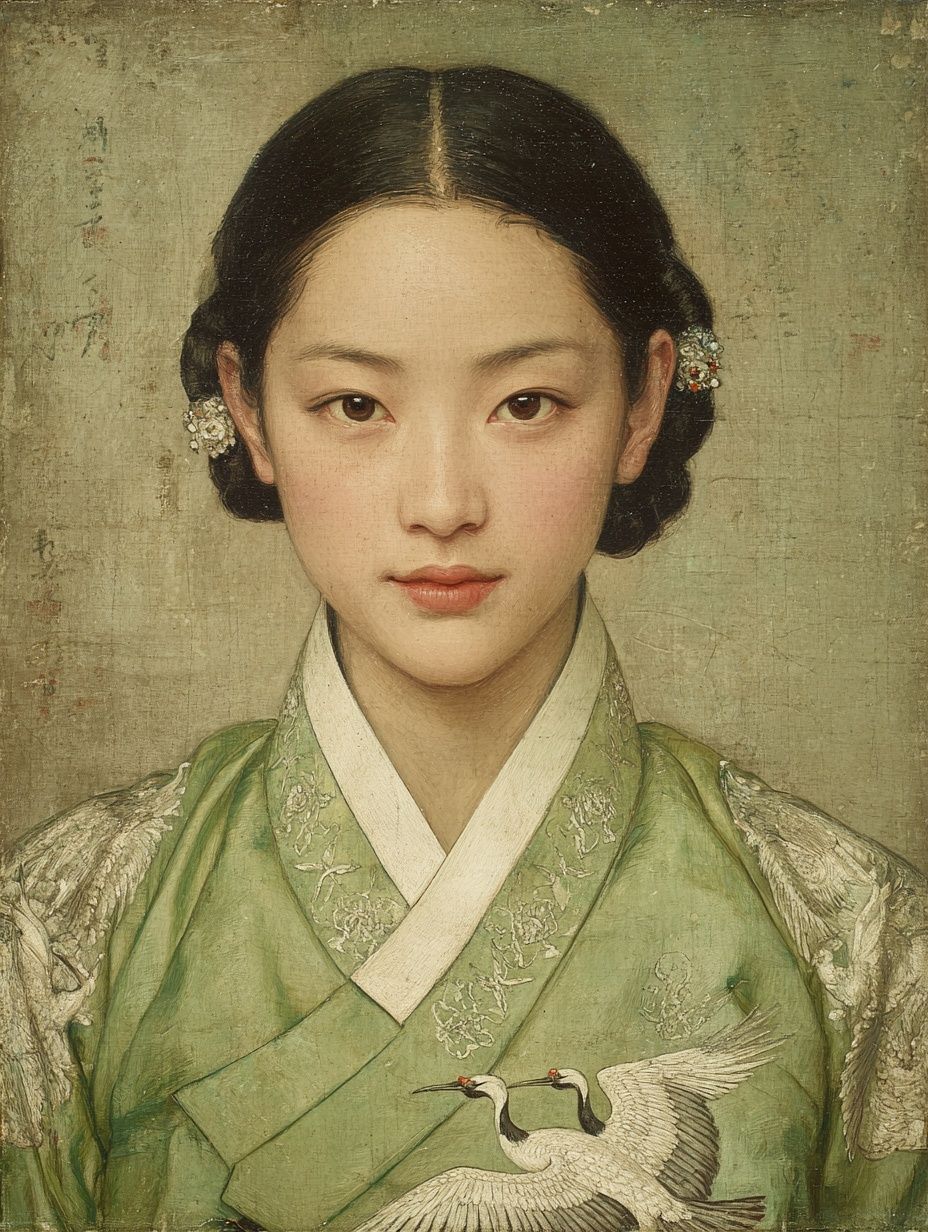 Korean Portrait Fine-Art Poster. poster detail