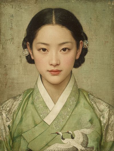 Korean Portrait Fine-Art Poster. poster print