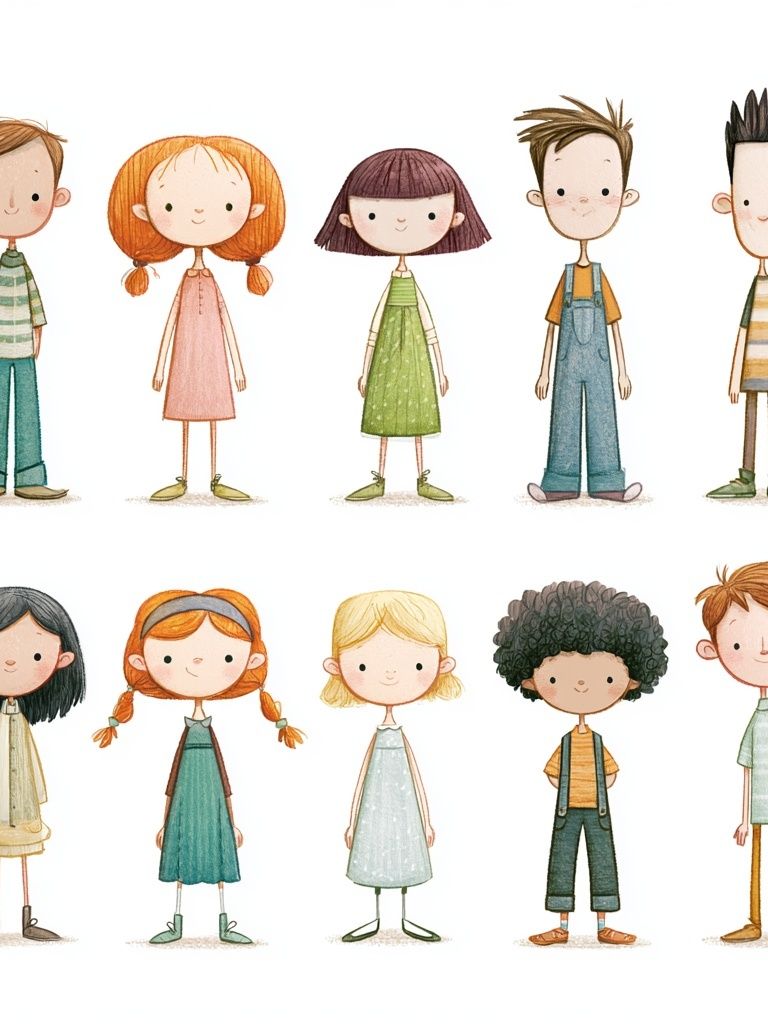 Cute Children Illustration Poster. poster — kids art