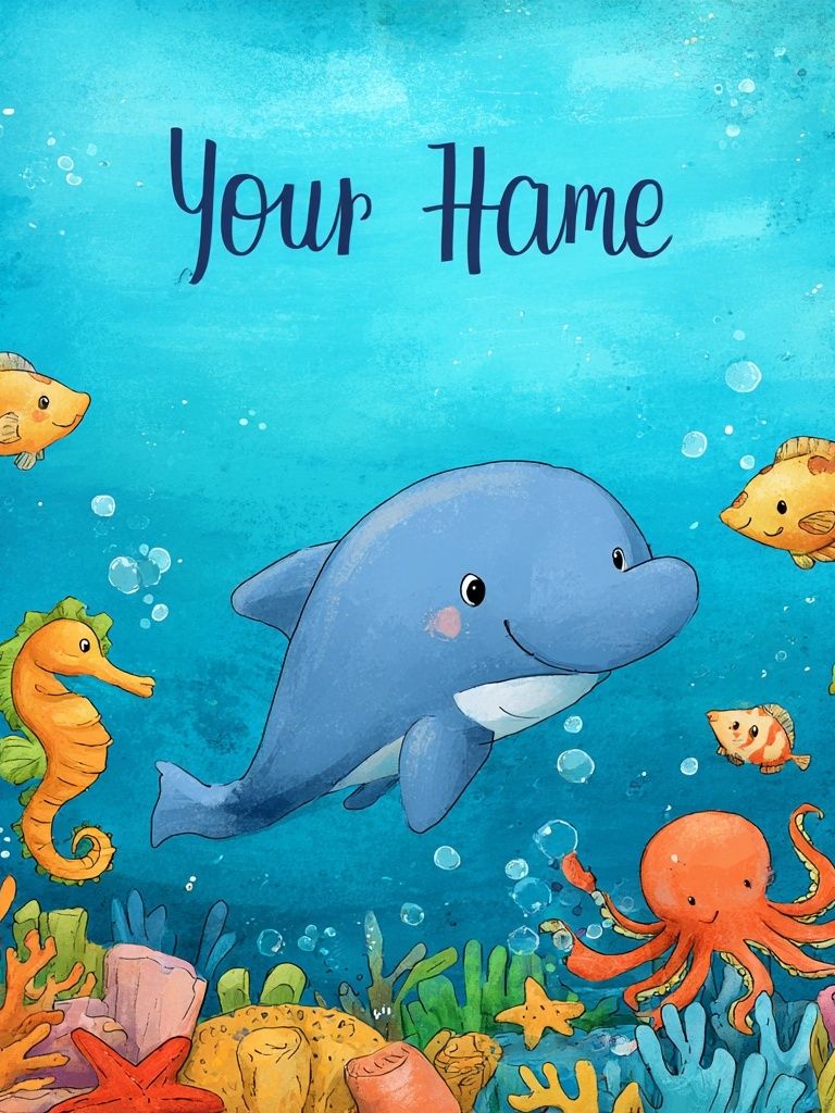 Underwater Friends Nursery Poster. poster — kids art