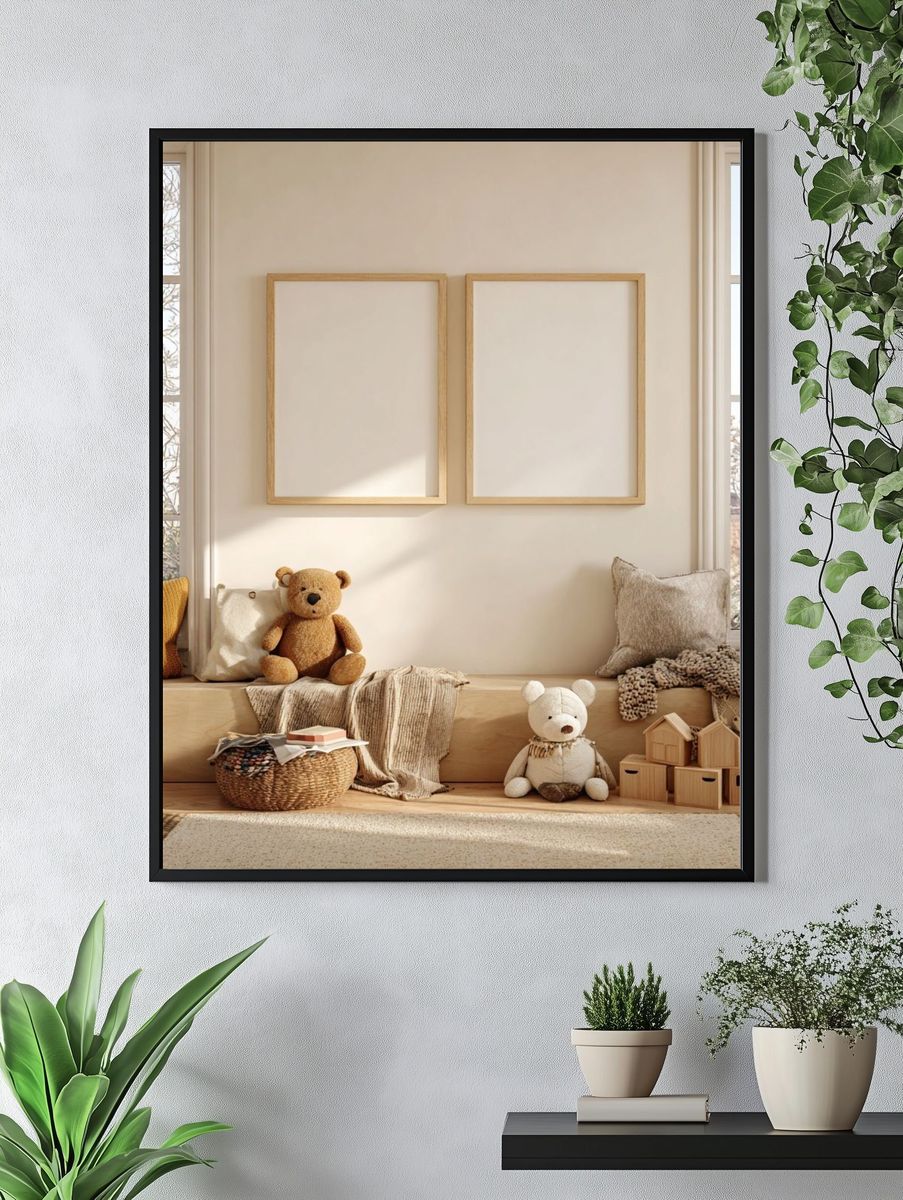 Cozy Kids Room Decor Poster. — room view 4