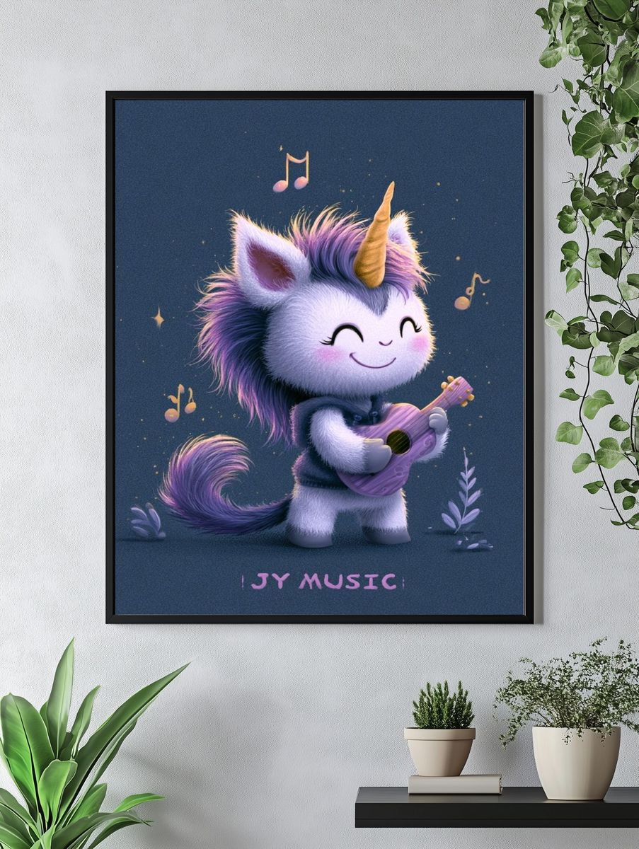 Unicorn Music Poster. — room view 4