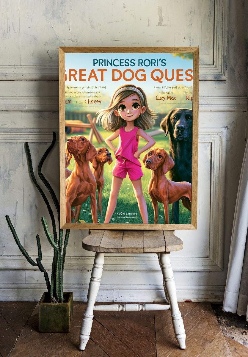 Princess Rori's Great Dog Quest Poster. room preview