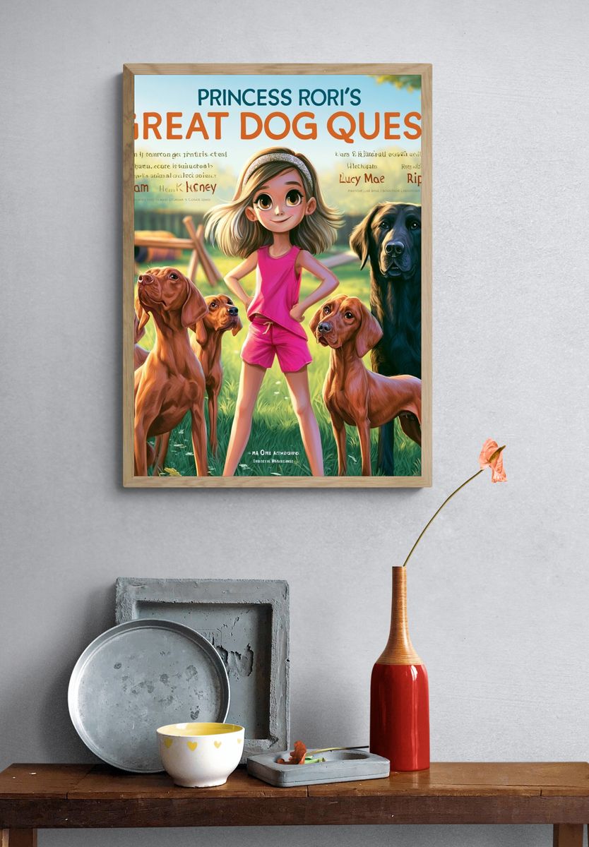 Princess Rori's Great Dog Quest Poster. — room view 3